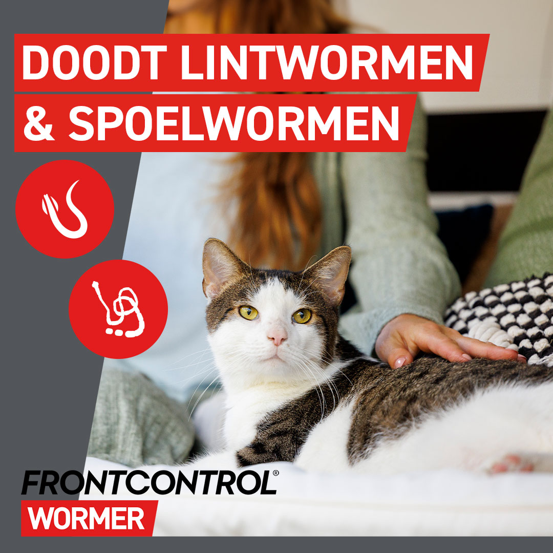 Frontcontrol doodt lintwormen en spoelwormen